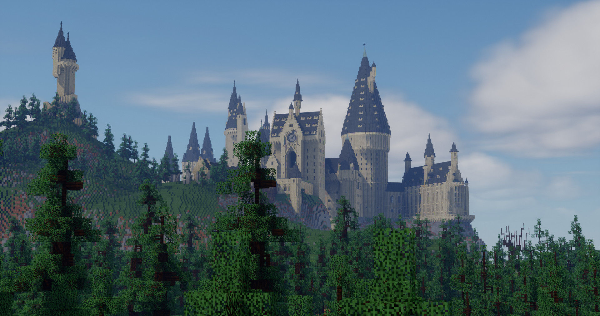 Forbidden Forest and Clock Tower